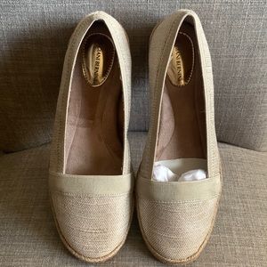 GIANI BERNINI Coraa, size 7.5 flat espadrilles